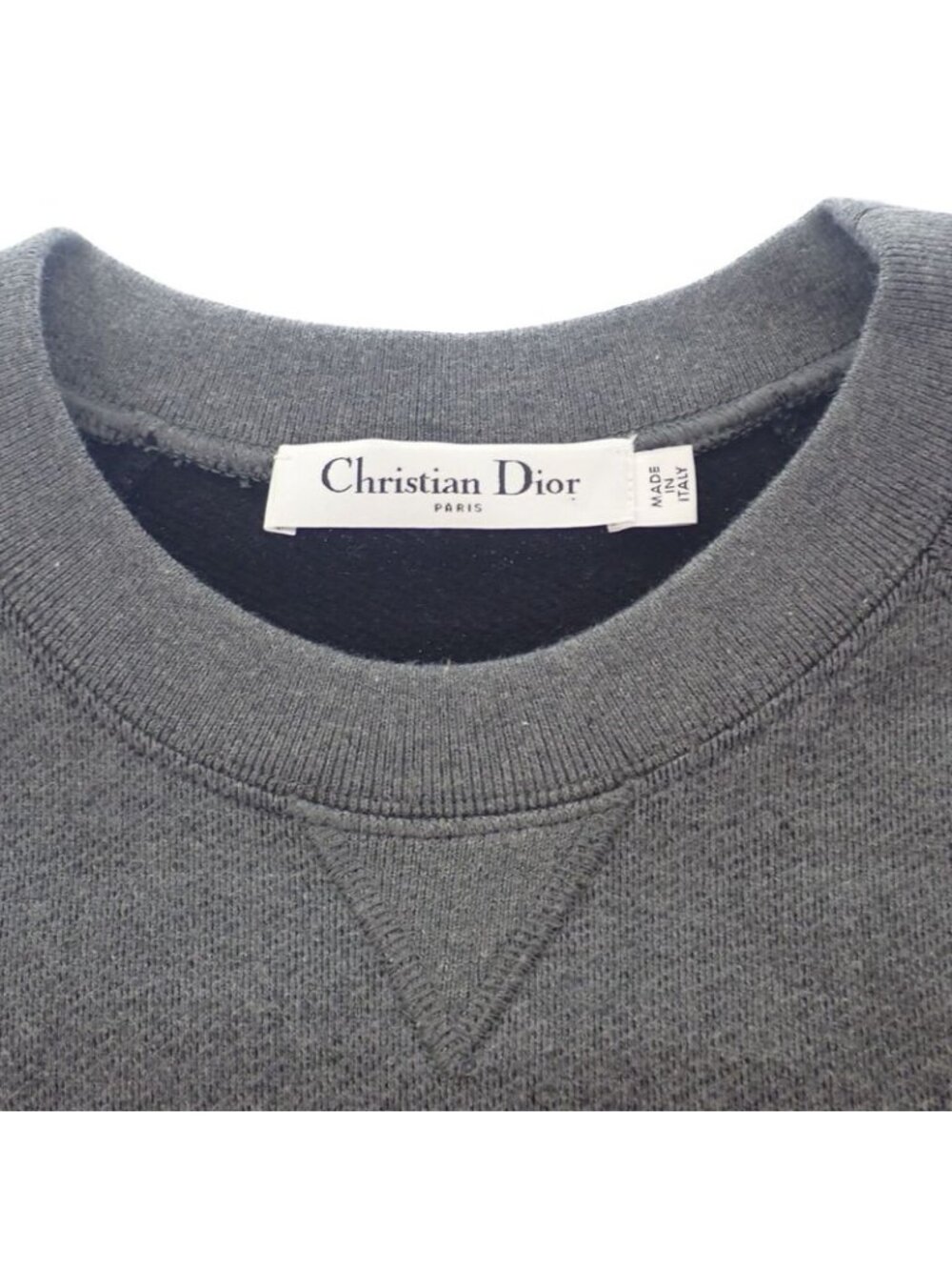 Christian Dior Amour Graffiti Trainers 34 053 S01 A4601 Sweatshirt Cotton Gray - Picture 4 of 6